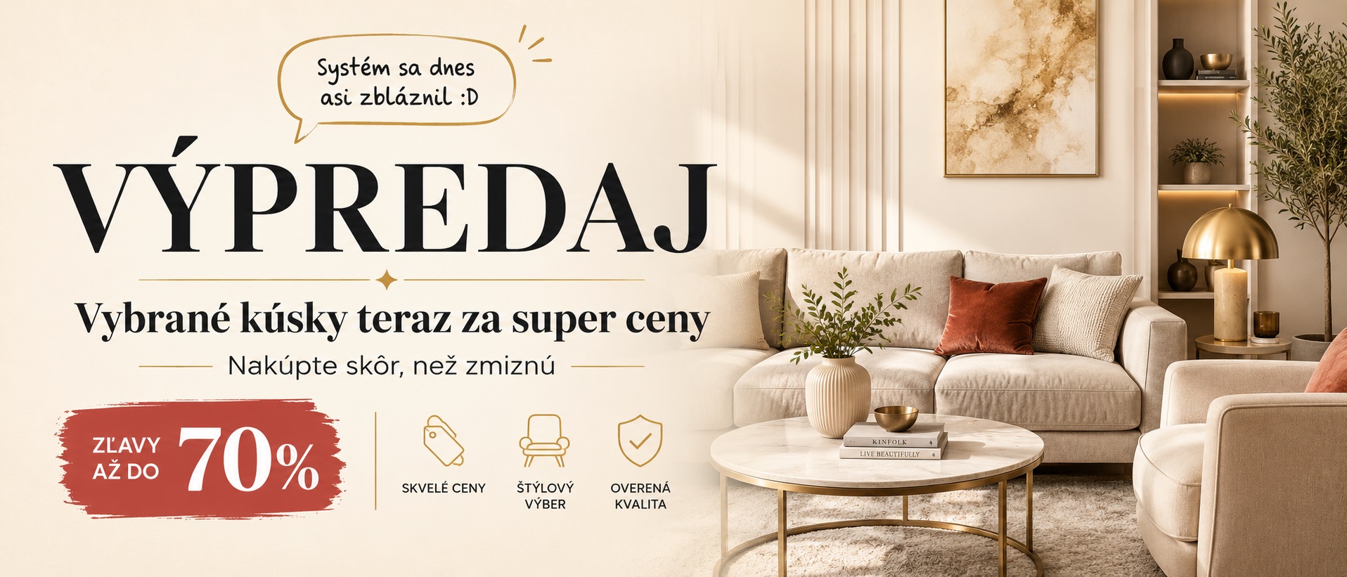Konferenčné stolíky vo výpredaji
