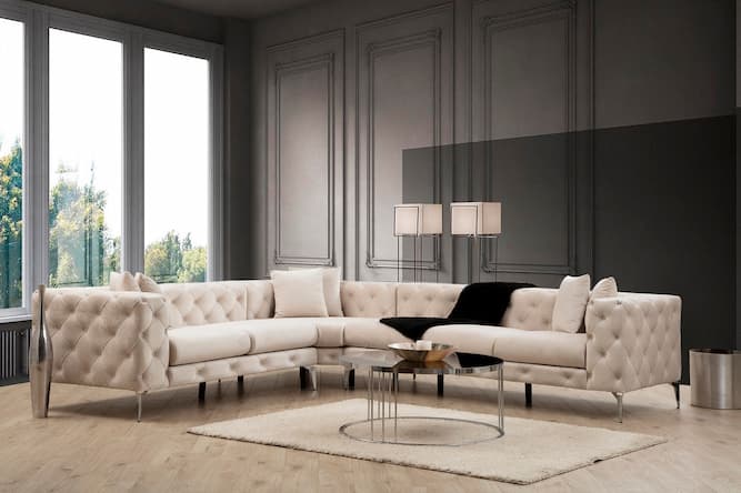 Kolekcia chesterfield (gombíkové)