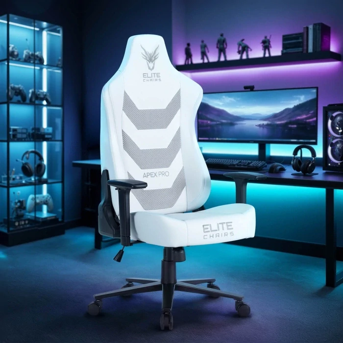 Otočná stolička APEX , biela