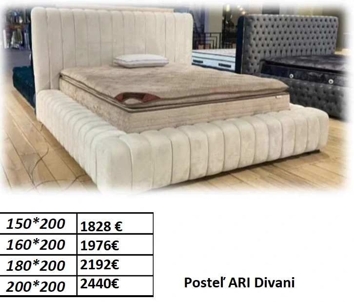 Posteľ ARI Divani