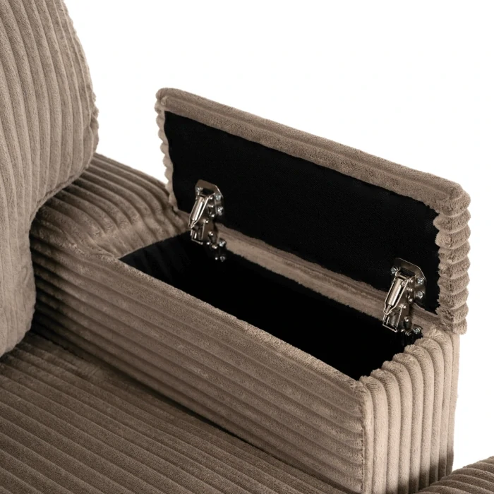 Pohovka NEO, béžová, manžestrová