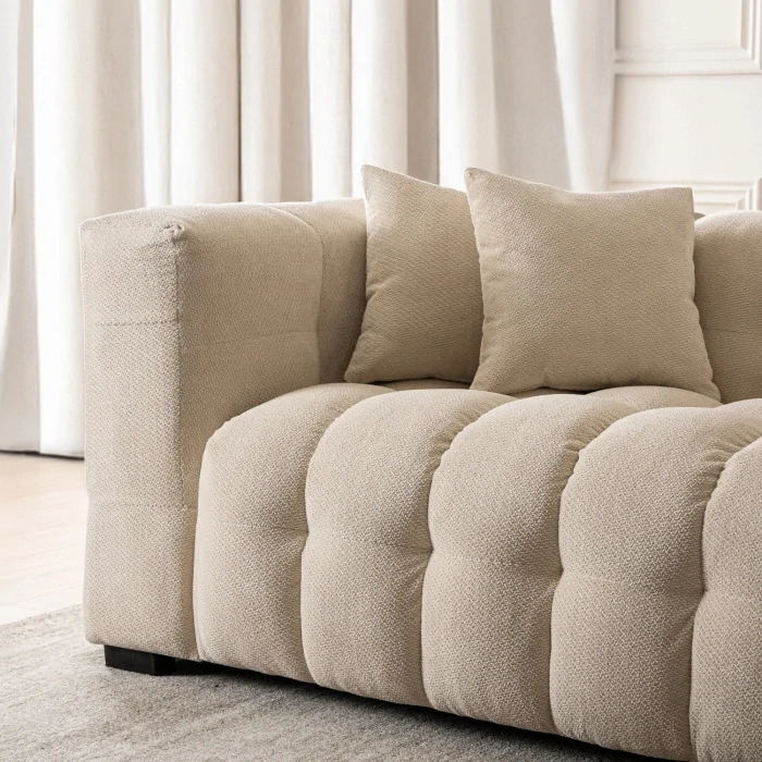 Trojmiestna pohovka MODERNO 3S krémová