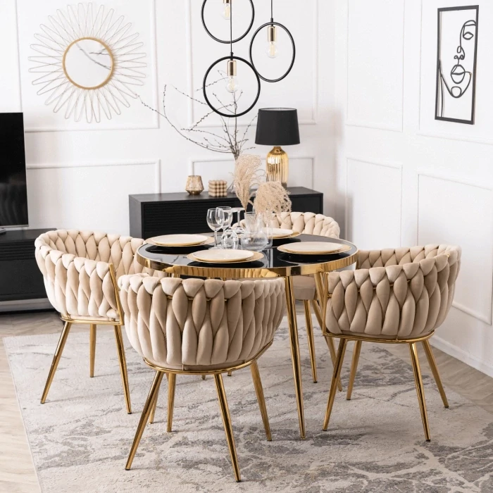 Stolička CAPI, krémová