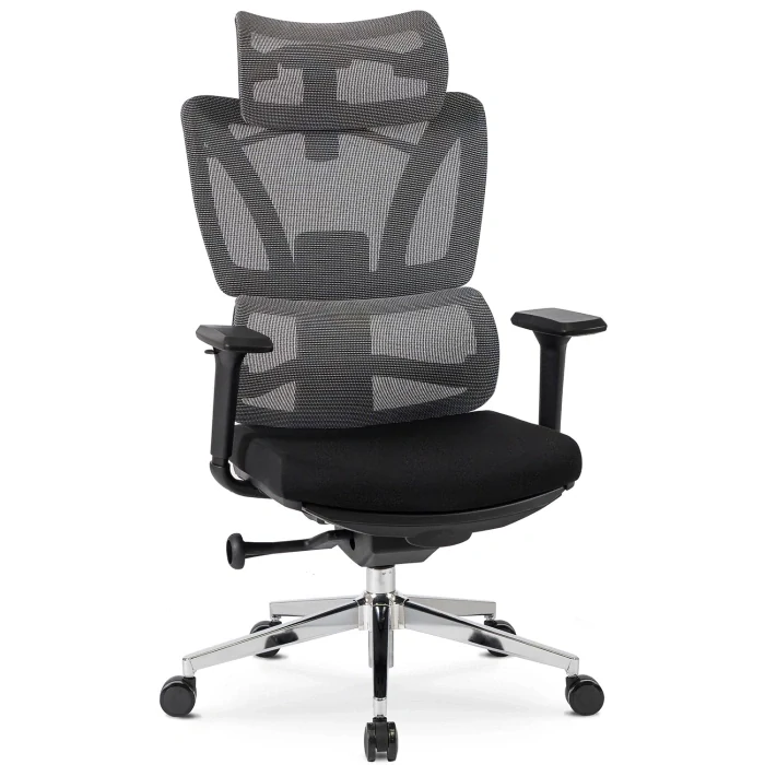 Ergonomická otočná stolička DELSIN, čierna