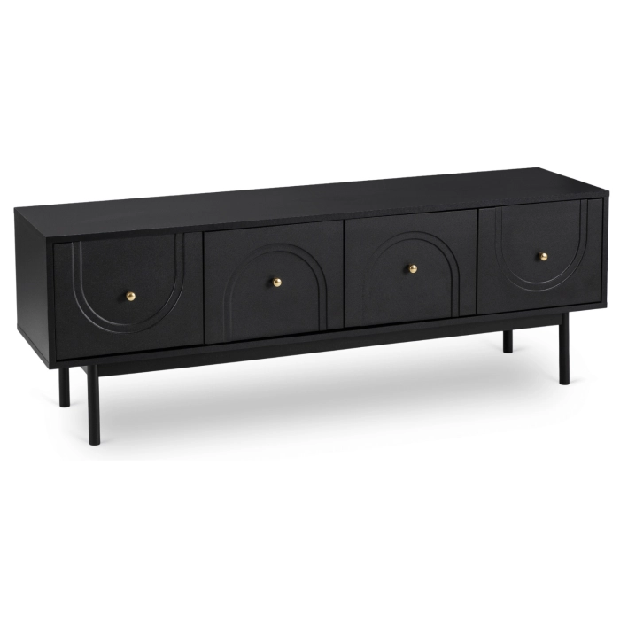 TV skrinka MARLEN 155 cm, čierna