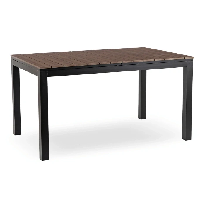 Záhradný stôl ARGOS 140-180 cm, orech/čierny