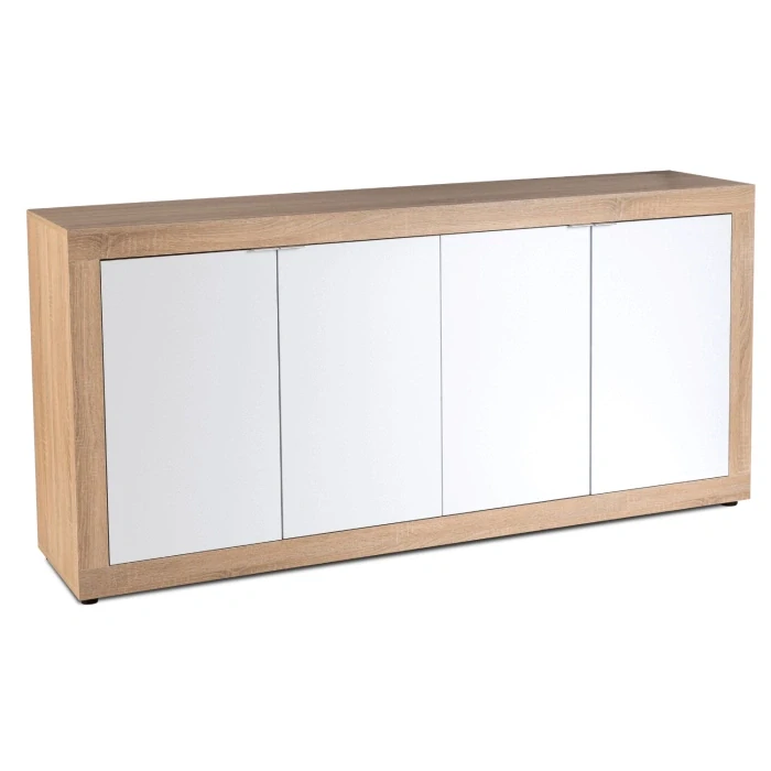 Komoda BLAGO 180 cm, dub sonoma/biela