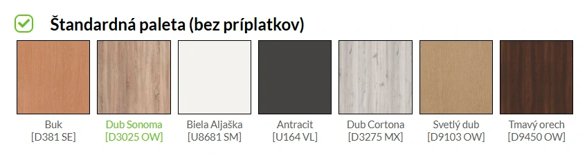 Banketový stôl DORIS-R DUB 160cm ( Dostupný aj vo verzii 180 cm 