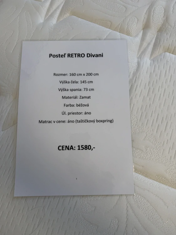 Posteľ RETRO divani