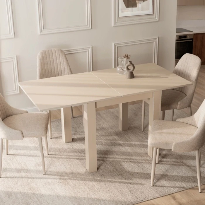 Rozkladací stôl  MAX 80-160 cm, makadamový orech