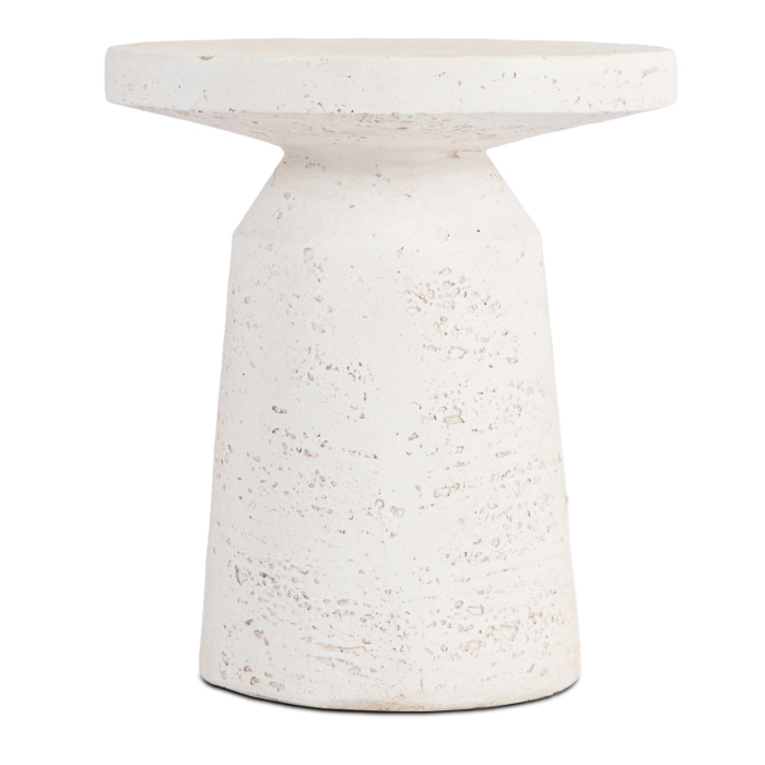 Stolík DESS 38 cm, krémová/béžová