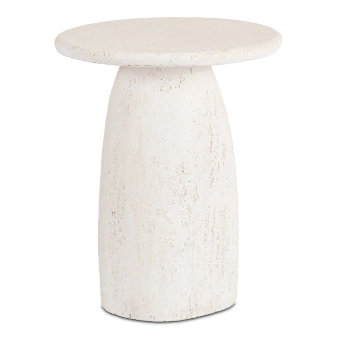 Stolík REES 49 cm krémová/béžová