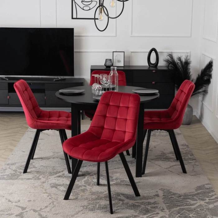 Stolička RICK, bordová