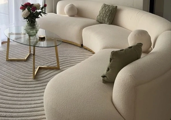 Riviera Luxusná oblá pohovka 5 miestna