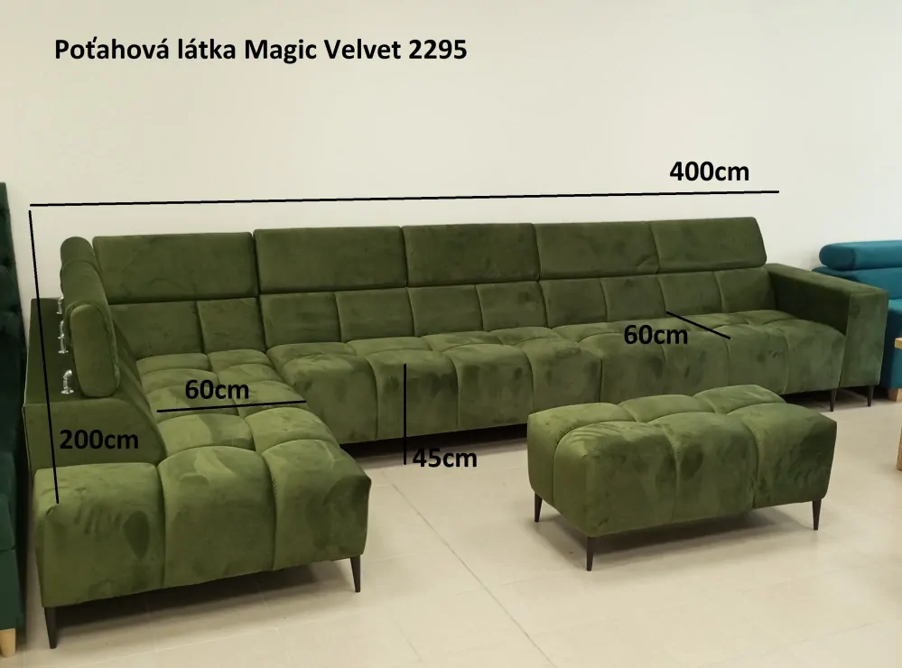 Sedačka PLAZA XXL 400x 200 cm 