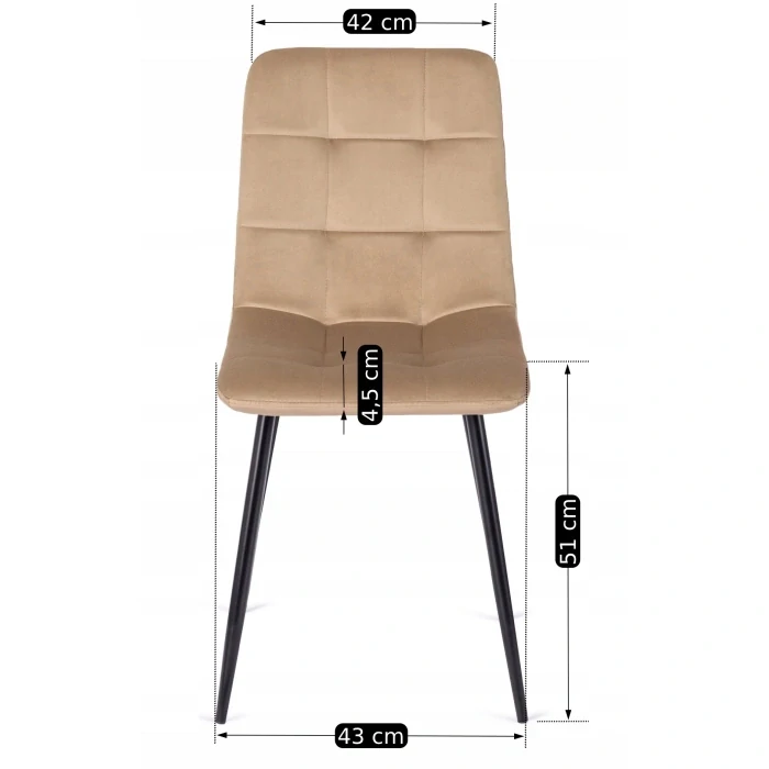 Stolička PERU, béžová 