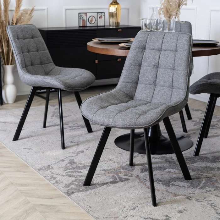 Stolička RICK 2, sivá