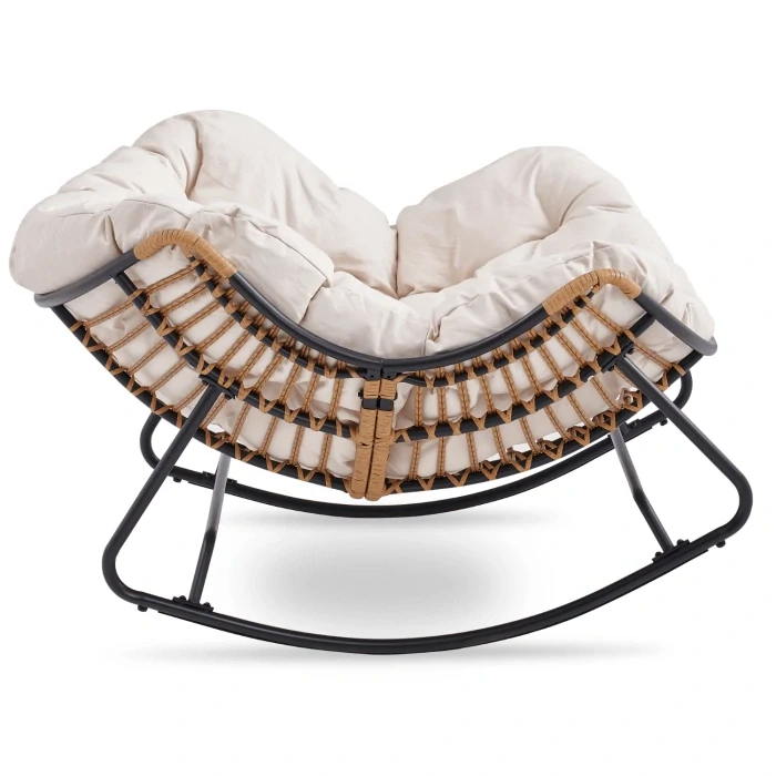 Hojdacie kreslo ELTON , béžové