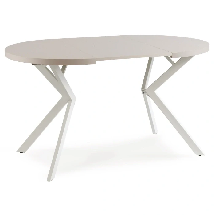 Stôl DORIAN 80-160 cm Kašmír/biely