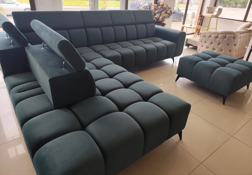 Sedačka PLAZA 325 x 250cm (s posuvným operadlom)