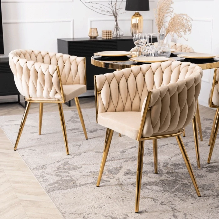 Stolička CAPI, krémová