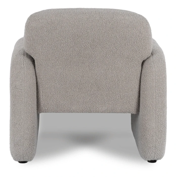 Kreslo TOGO, sivé Boucle