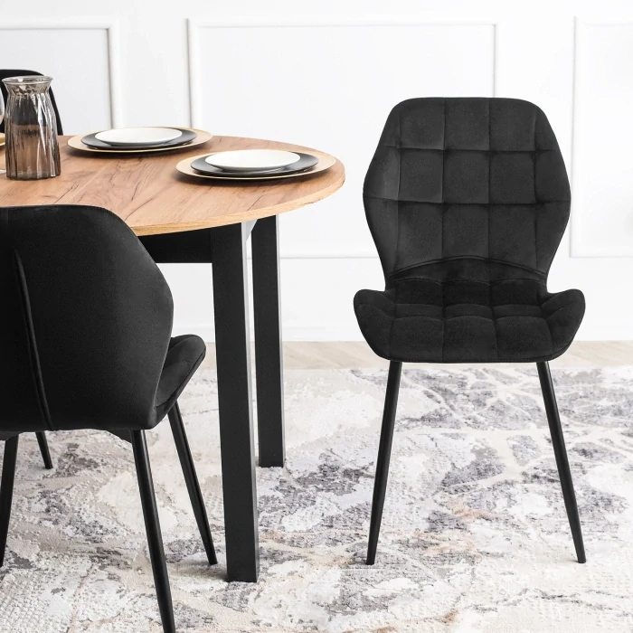 Stolička LUCKY, čierna