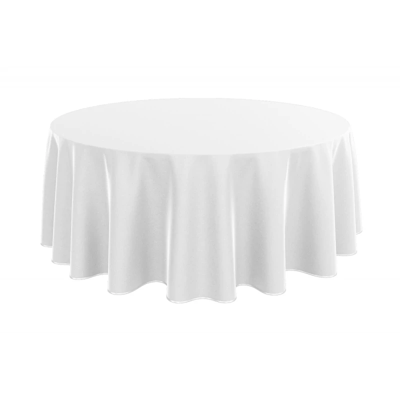 Banketový obrus TB-200 priemer 320cm  biela