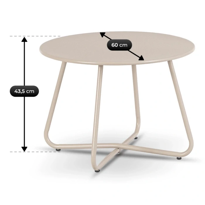 Záhradný nábytok MEGARA, béžový