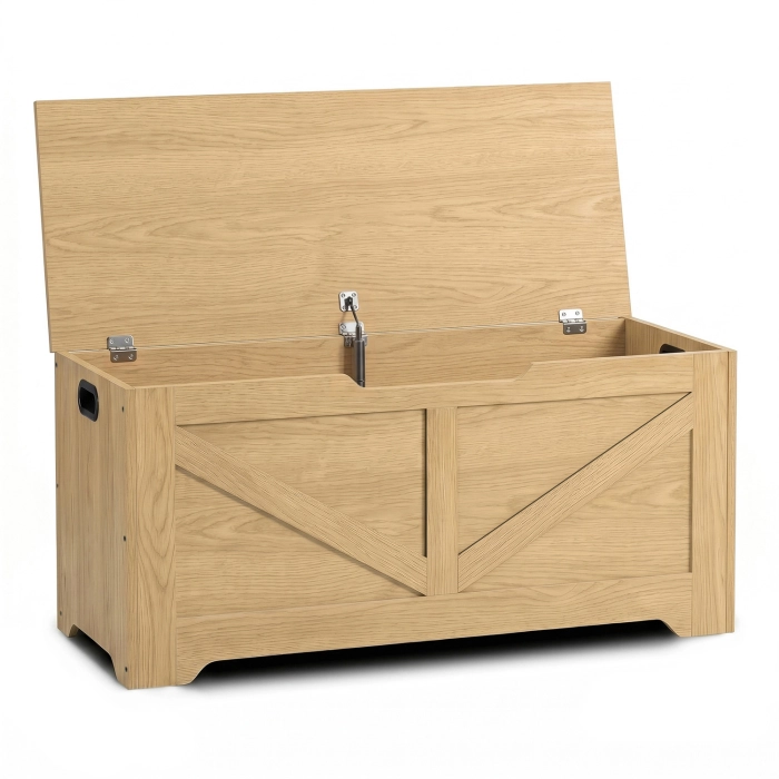 Komoda s funkciou sedenia/botník MARGOT 100 cm, dub
