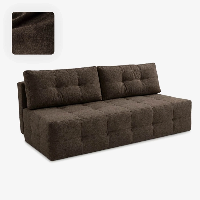 Rozkladacia pohovka MORANA mocca boucle