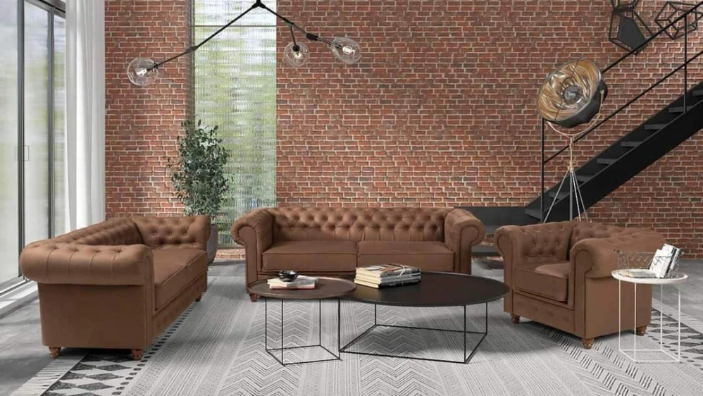 Chesterfield zostava 3+2+1