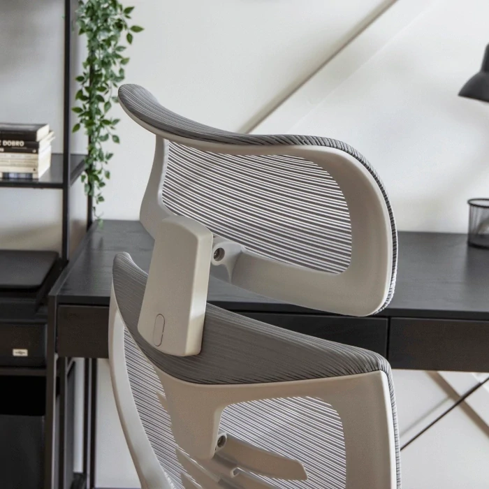 Ergonomická kancelárska stolička CARET 2, sivá