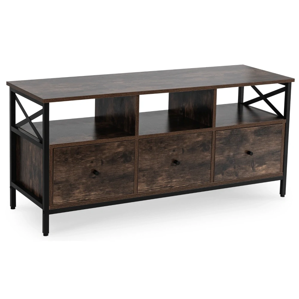TV skrinka ZONE 120 cm, rustikálny dub