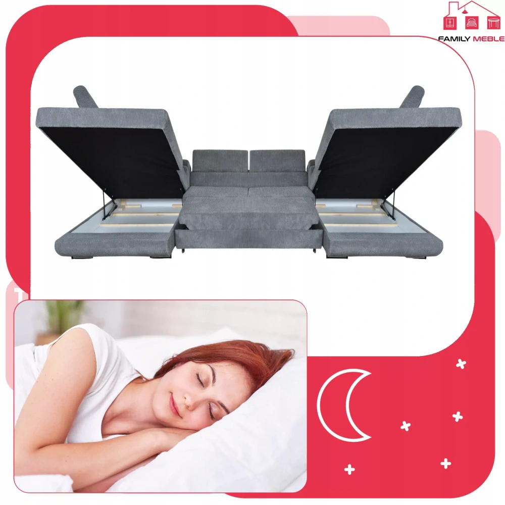 Účko -veľká sedačka Manchester sivá 3