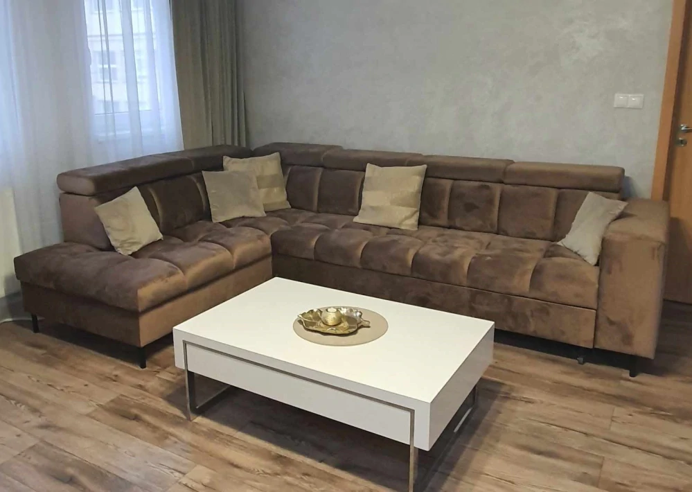 Sedačka PLAZA 300 x 300cm (úl. priestor+ rozklad)