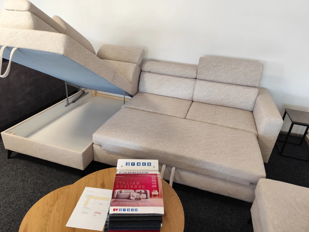 Zara Rohová rozkladacia pohovka