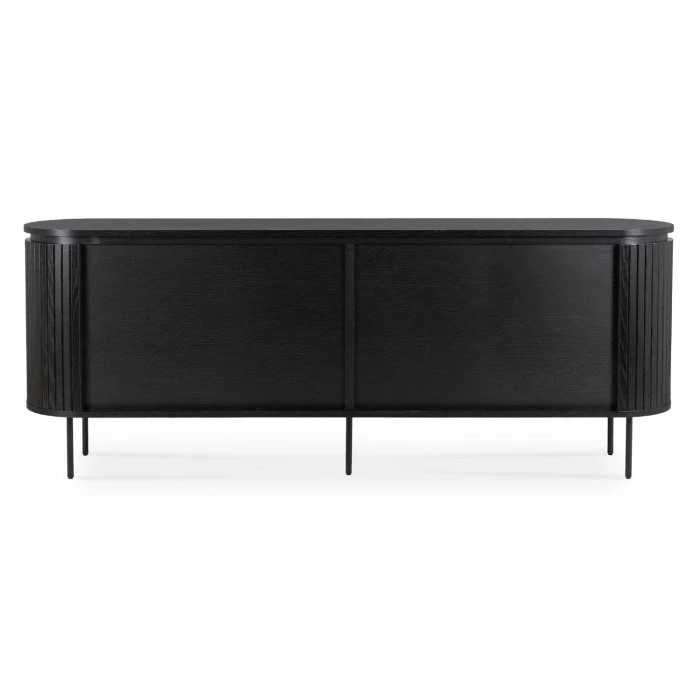 Komoda BECK 200 cm, čierna