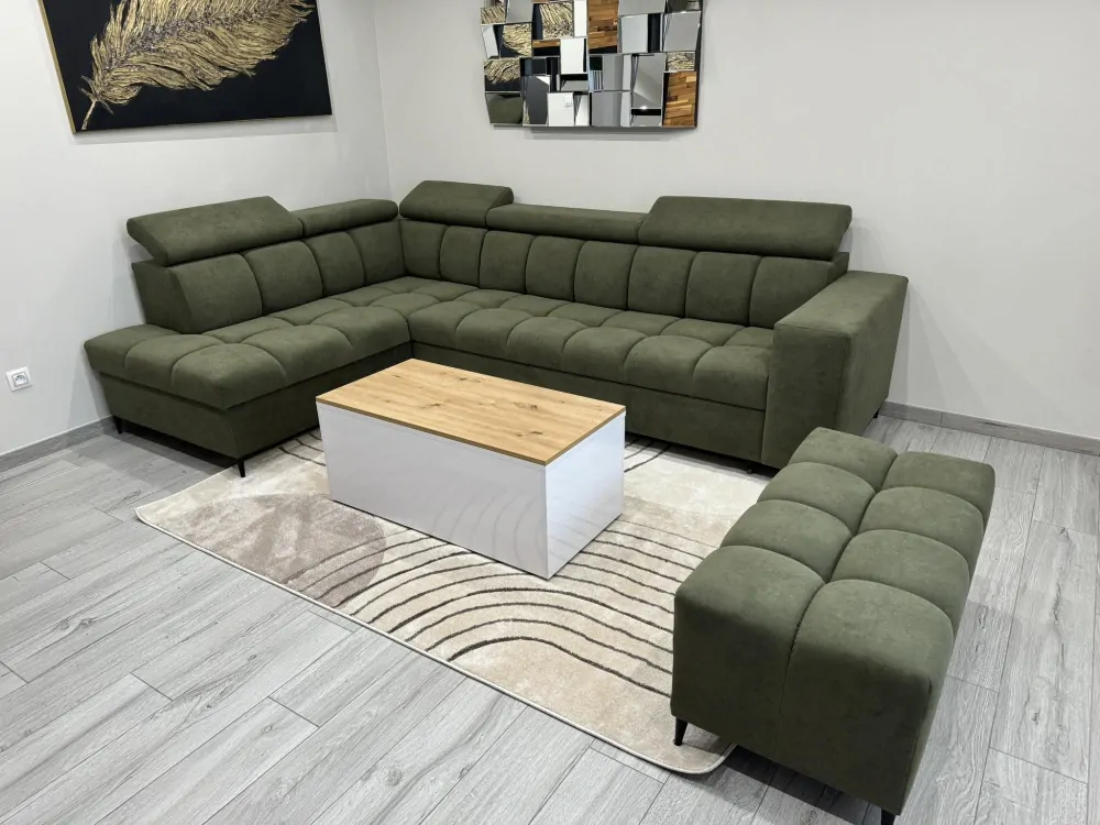Sedačka PLAZA 180x260cm ( s úl. priestorom + rozklad)