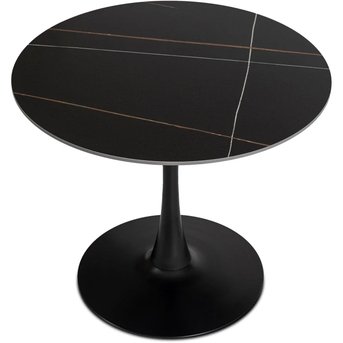 Stôl SANDER 90 cm, Čierny