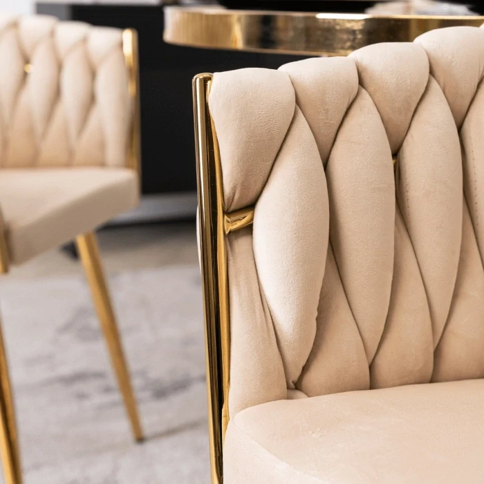 Stolička CAPI, krémová