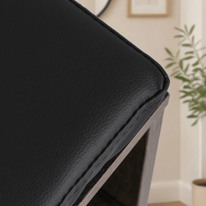 Botník AXEL 104 cm, rustikálny dub/čierna