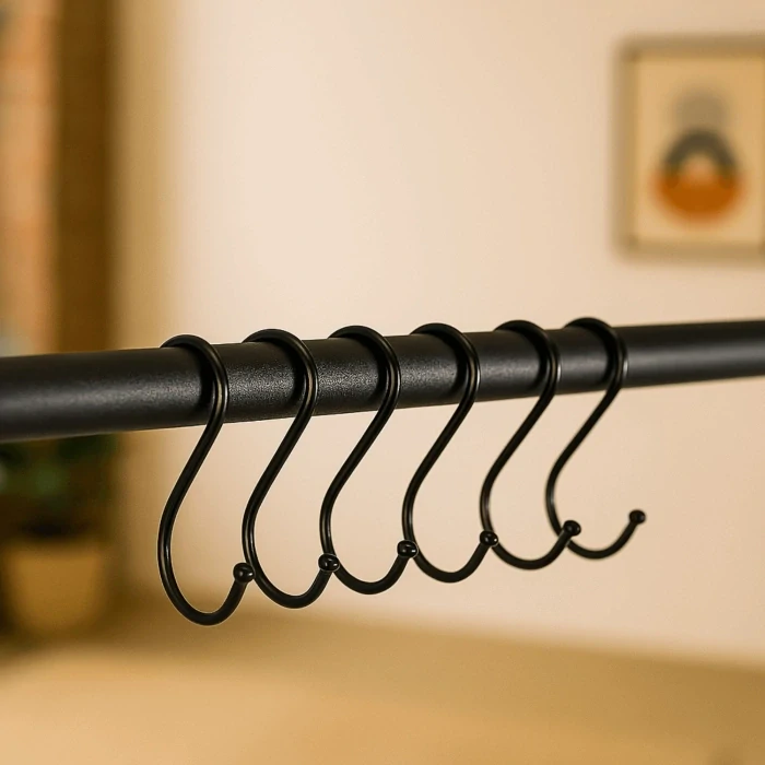 Vešiak do predsiene JOEL 100 cm, rustikálny dub/čierna