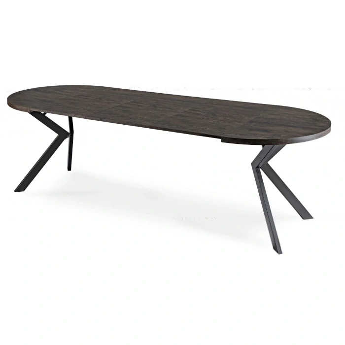 Stôl LUKAS 100-250 cm, čierny