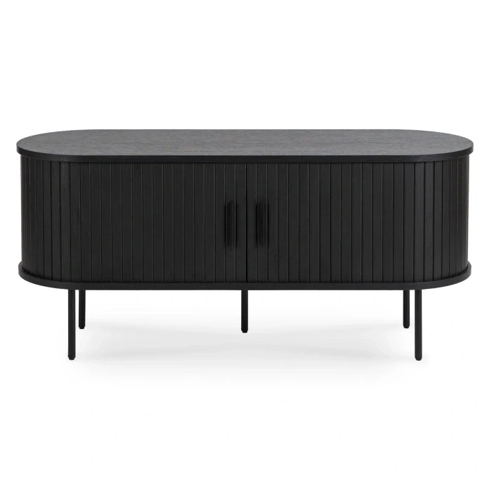 TV skrinka TRISH 120 cm, čierna