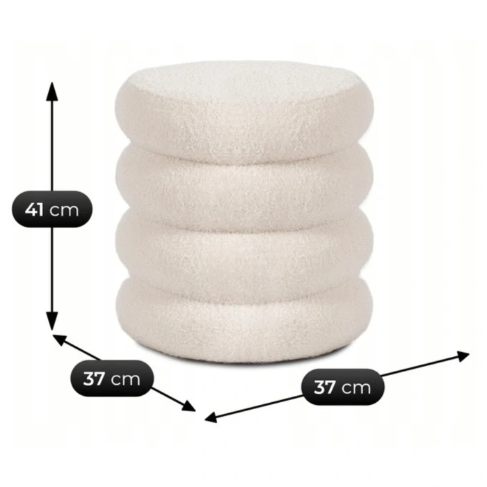 Puf ROSSA, krémová