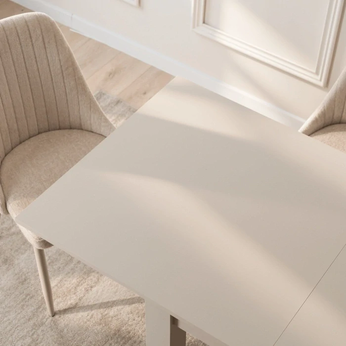 Rozkladací stôl MAX 80-160 cm, kašmír