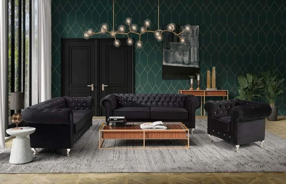 Chesterfield zostava 3+2+1