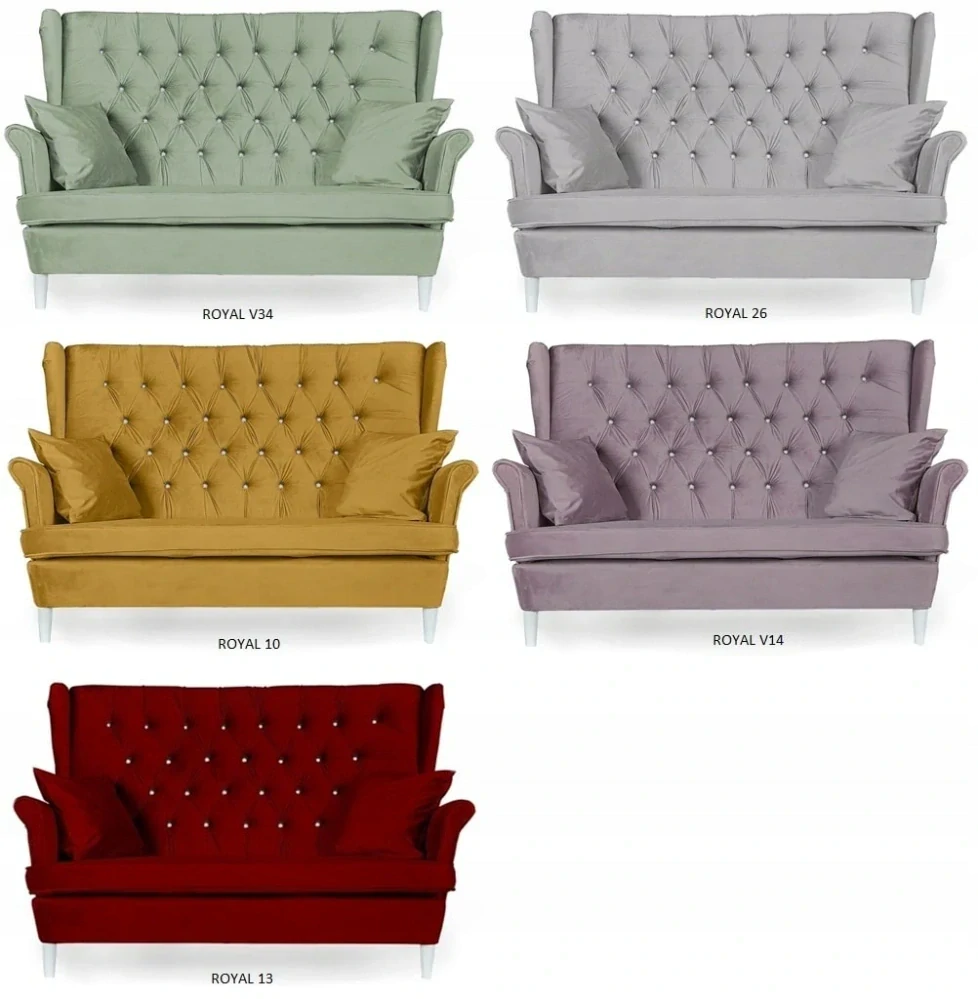 Dvojmiestna pohovka GAJA typu ušiak