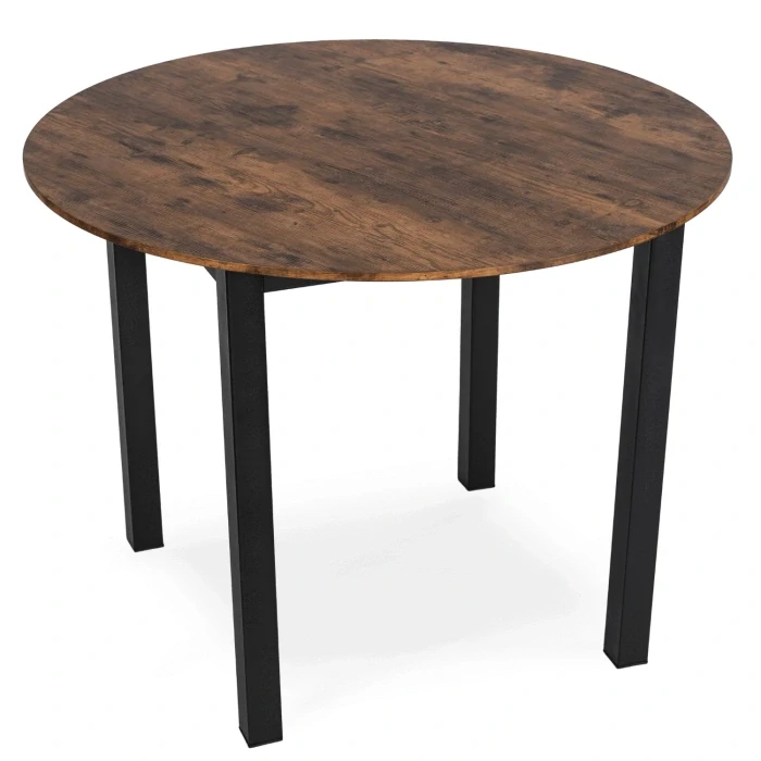 TEO Okrúhly stôl 100 cm, rustikálny dub